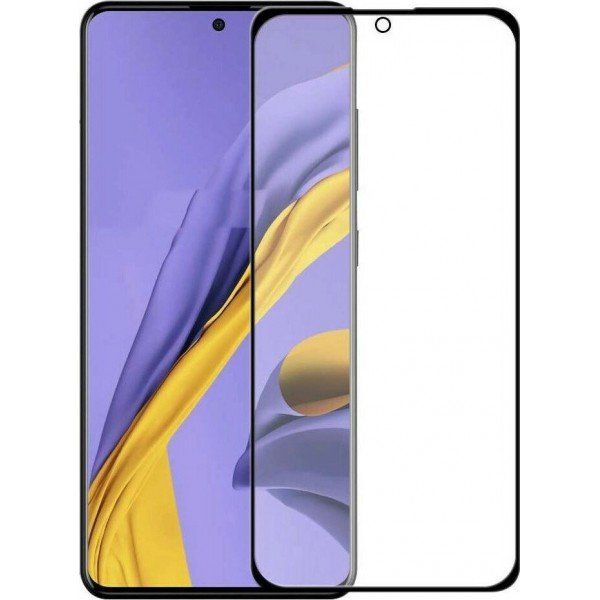 Full Face Tempered Glass Μαύρο (Galaxy A52)